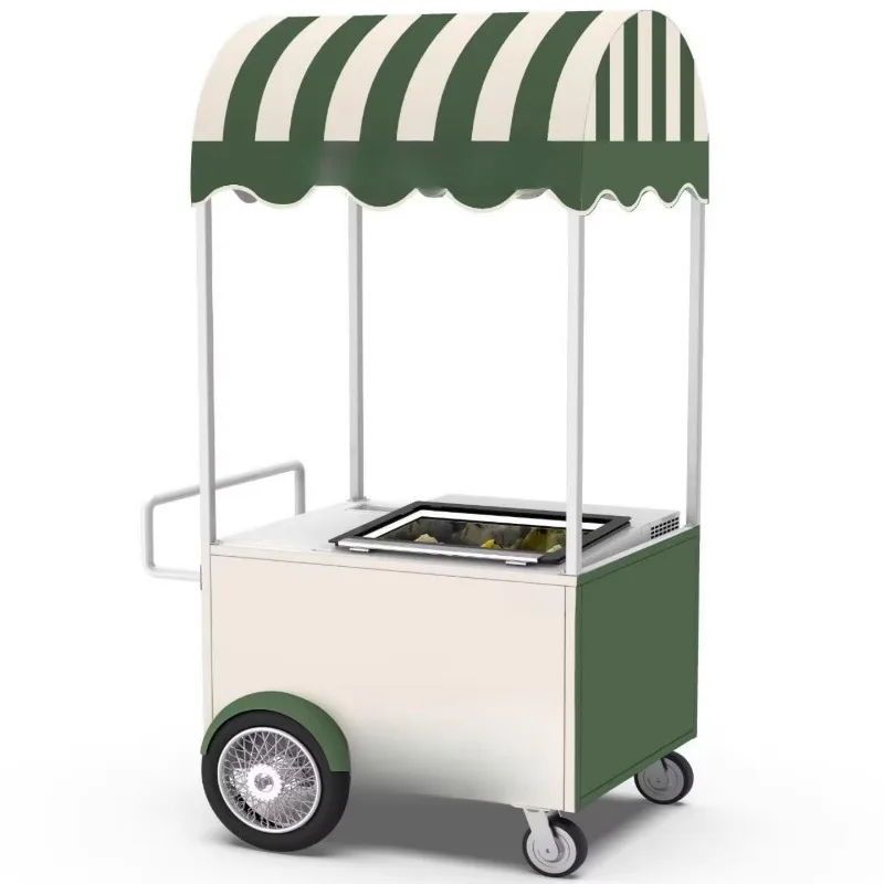 

cream stall carts, ice and cold drink carts, floats, multi-functional dessert carts, commercial display platforms, stalls