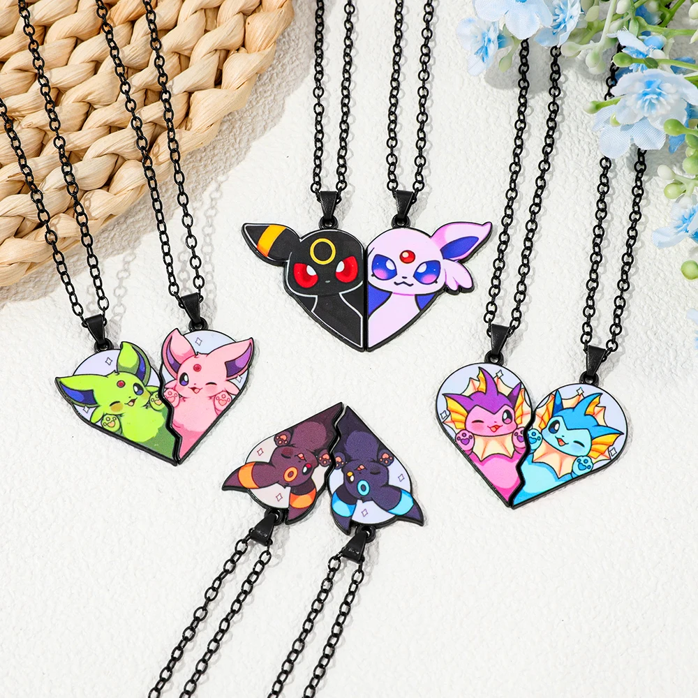 จี้โลหะรูปตัวละครอนิเมะคลาสสิก โปเกมอน อีวุย อัมเบรออน เอสเปออน ซิลเวียน โจลทีออน เฟลเรียน ของสะสมจากเกม ของเล่น