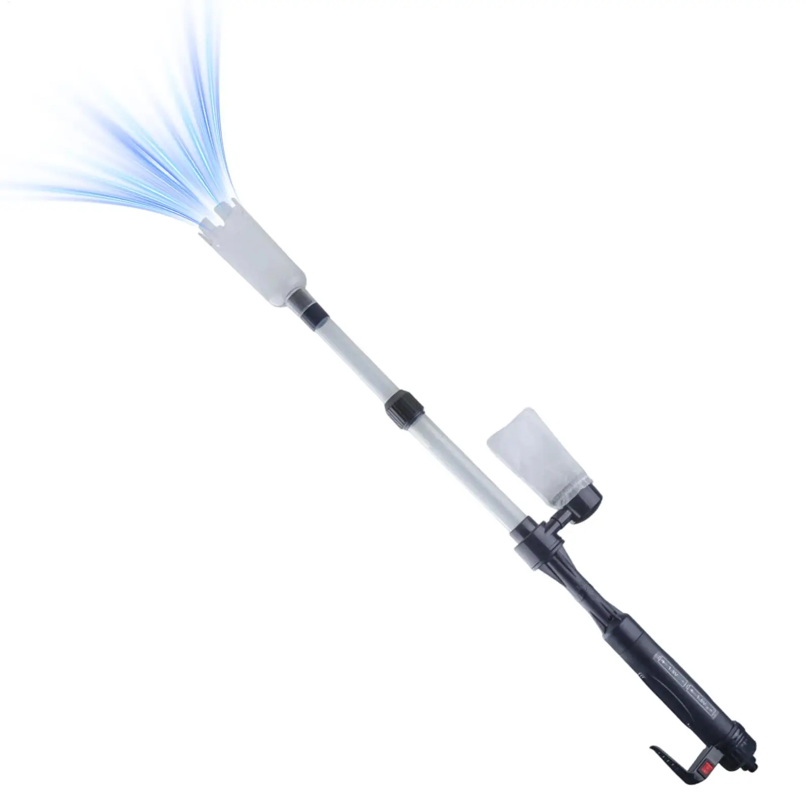 Electric Aquarium Gravel Cleaner Fish Tank Vacuum Siphon Water Changer Sand Washer Cleaning Tool with Air Press Button