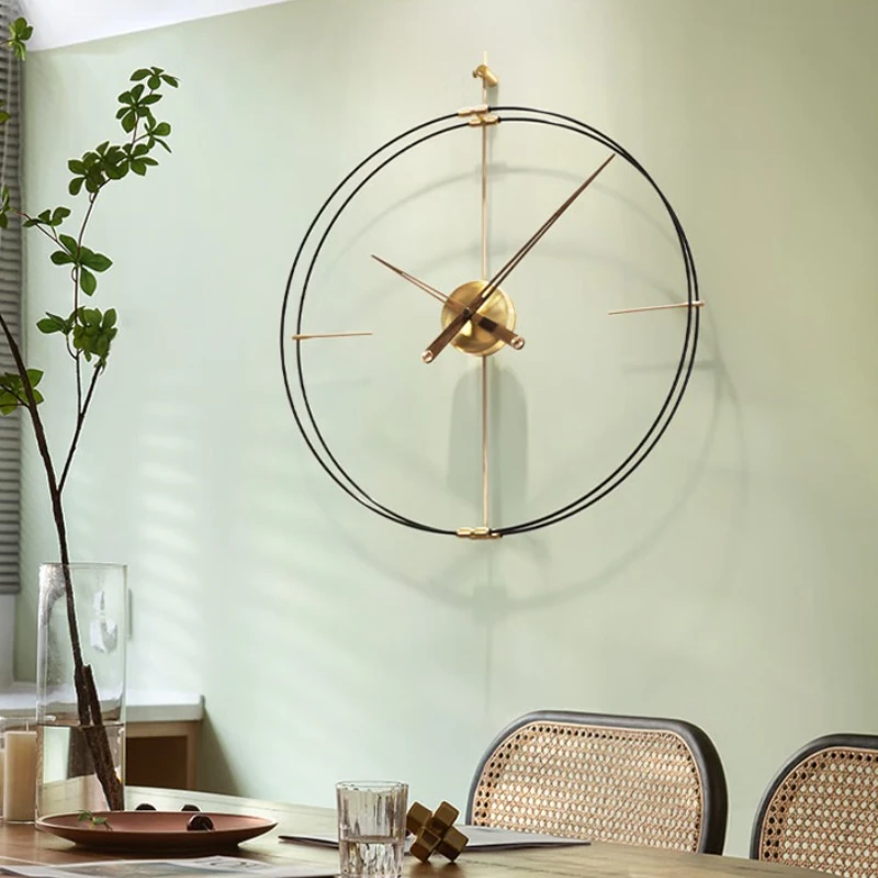 

Silent Wall Clock Modern Minimalism Wall Clock Dining Room Large Decorative Hanging Clocks Living Room Aesthetic Accessories