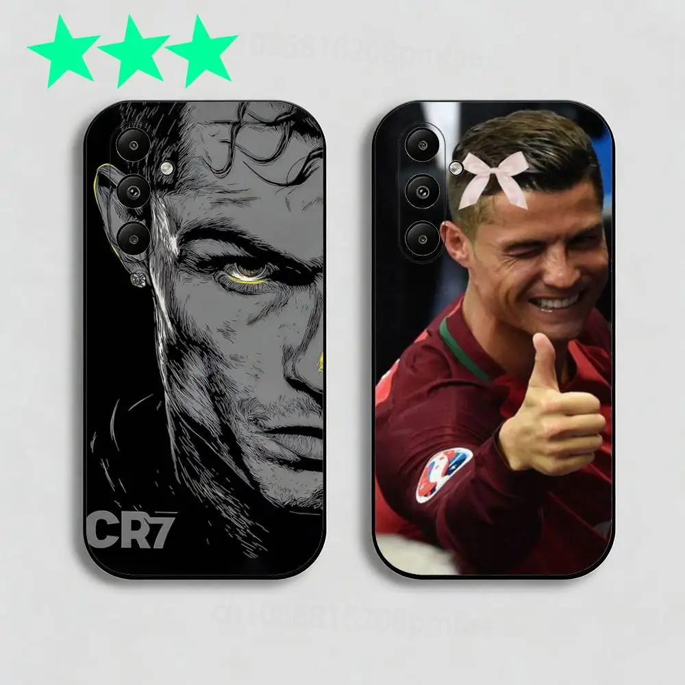 

Football C-CR7 R-RonaldoS-S Phone Case For Samsung Galaxy A13,21s,22,31,32,40,52,71,A91 Soft Black Shell