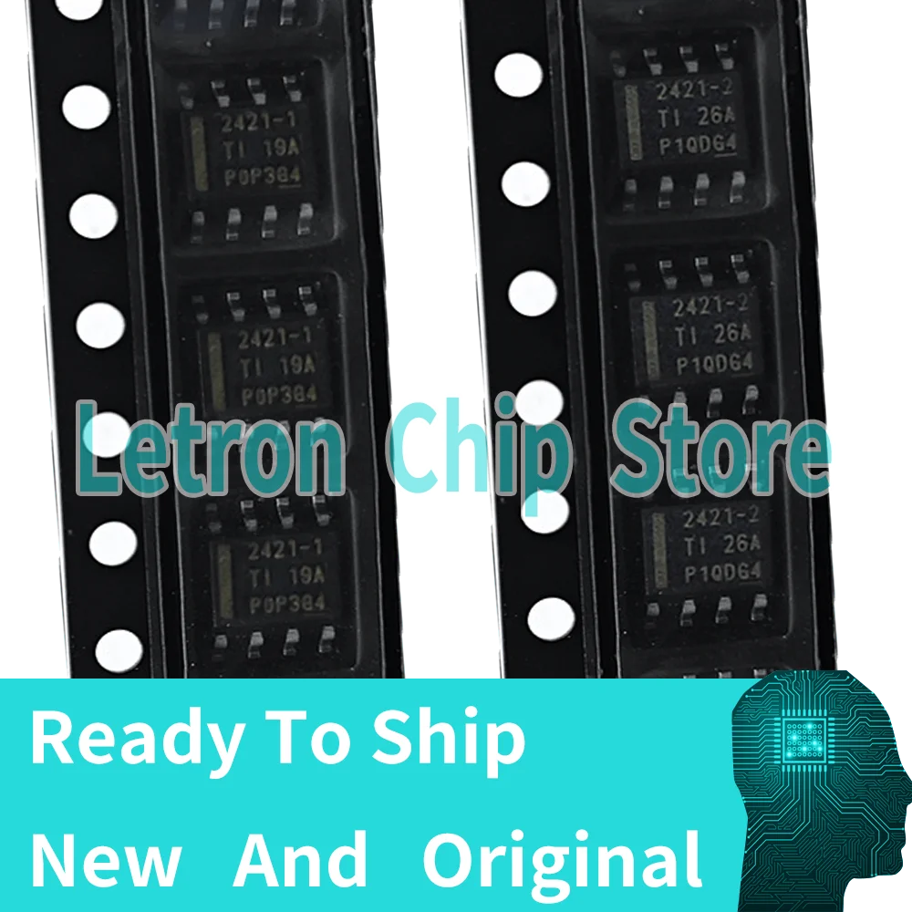 10pcs/lot TPS2421-1DDAR TPS2421-2DDAR TPS2421-1 TPS2421-2 Efuse Integrated FET Hot Swap New Original Chip Sop8