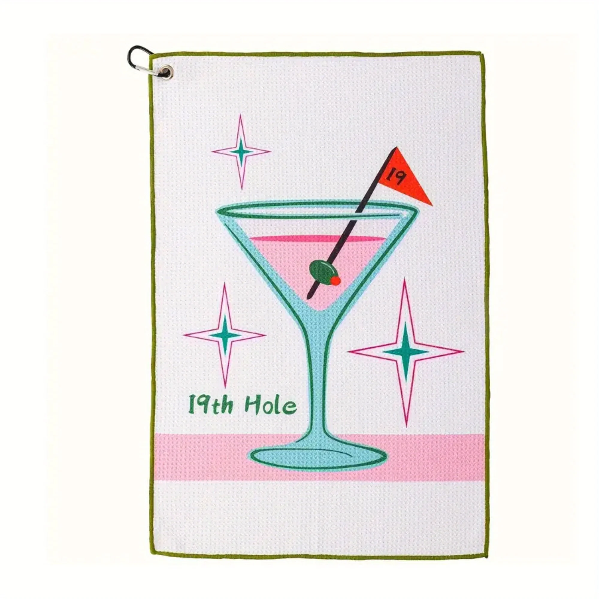 

Забавное полотенце для гольфа с 19-мя отверстиями, полотенца для гольфа с принтом, сумки для гольфа с зажимом, подарок для гольфа для женщин, подарки для любителей гольфа