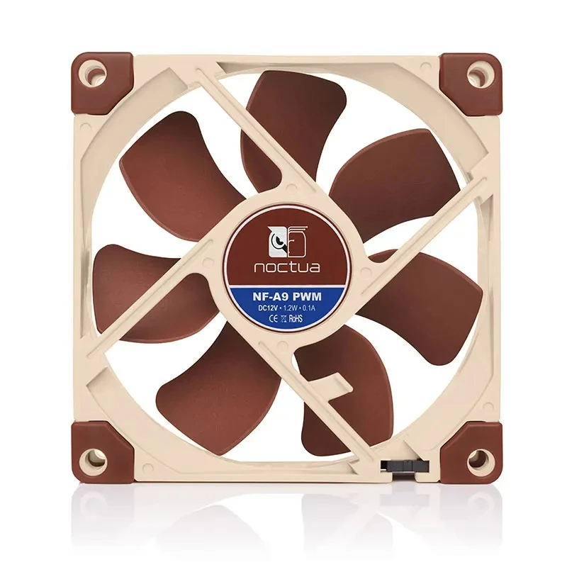 Noctua NF-A9 9CM Case Fan 90mm 5V/12V 4Pin PMW Intelligent Temperature Control Low Noise And High Quality CPU Cooler Fan