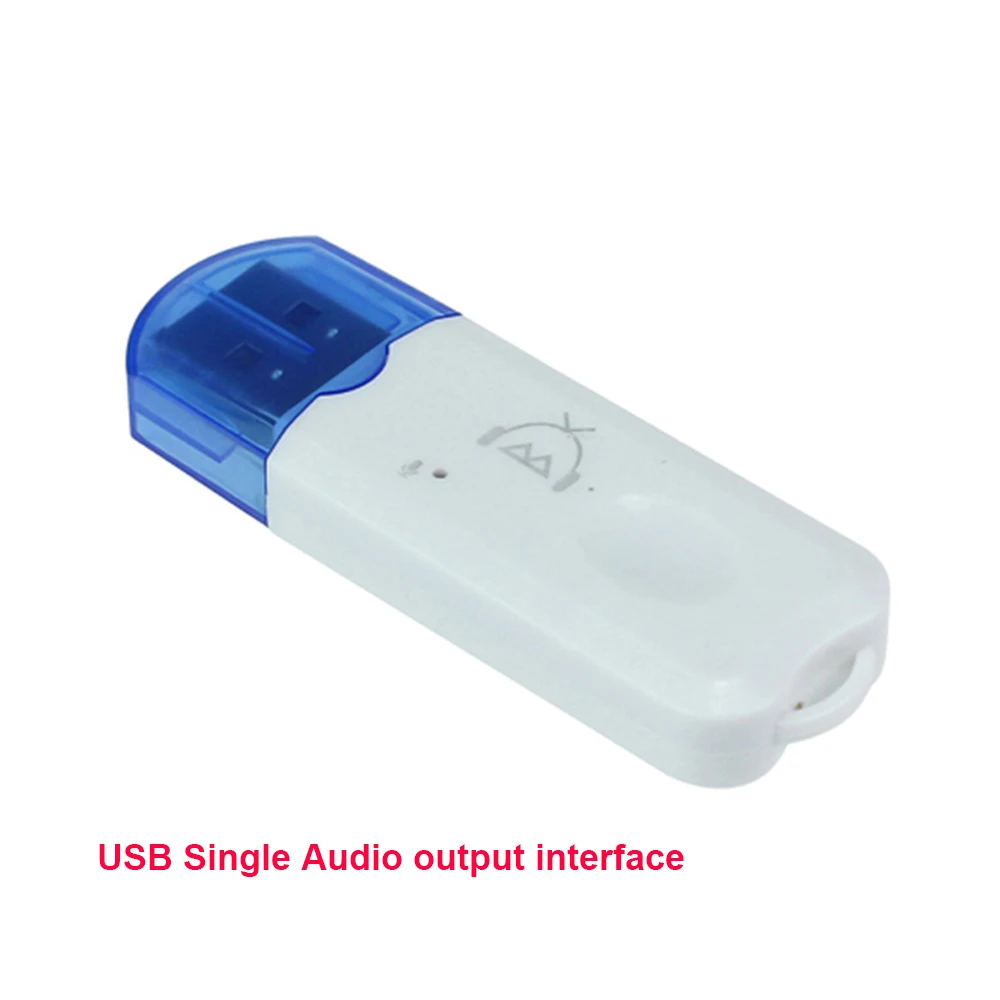 Dongle adaptor nirkabel Audio mobil, penerima musik Stereo Mini USB Bluetooth kompatibel dengan mikrofon, mendukung Bass Radio