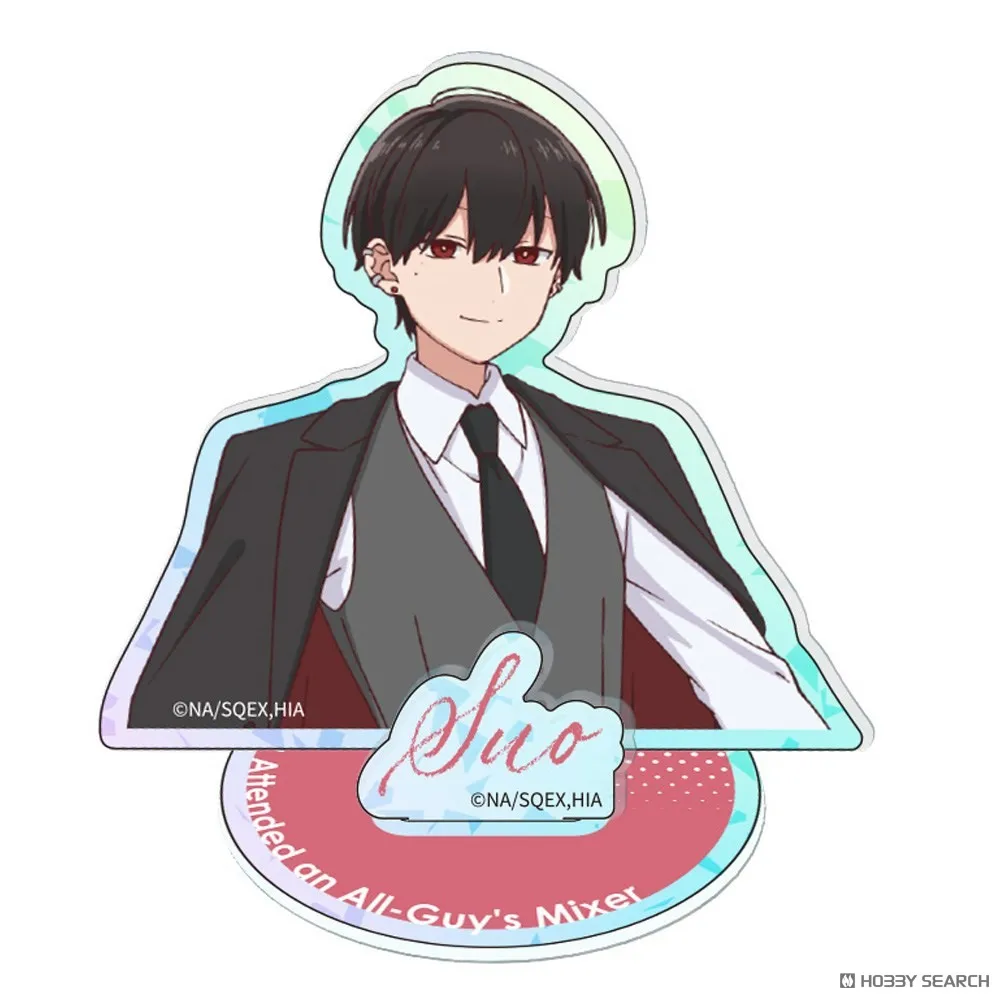 Anime How I Attended an All-Guy Mixer Hologram Acrylic Character Stand – Desktop Decoration & Fan Gifts