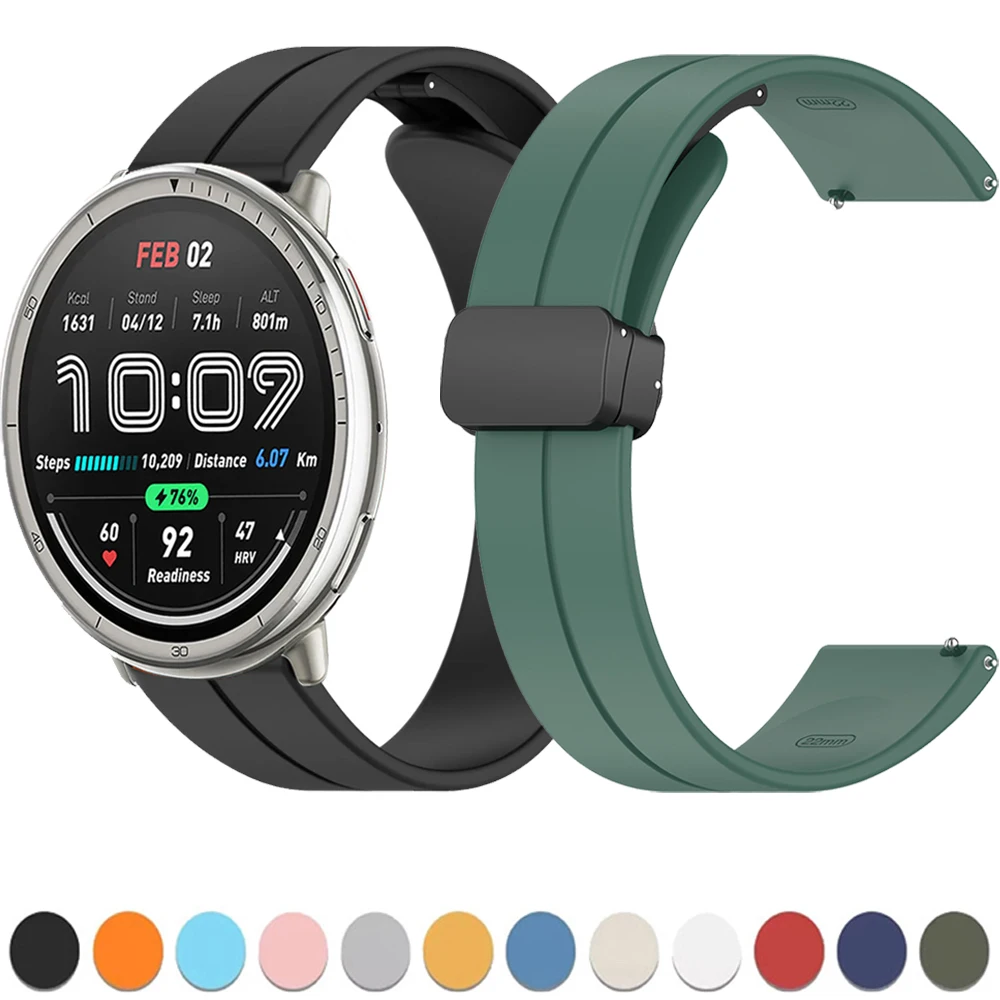 

Silicone Strap for Amazfit Active 2 /GTS 4 mini/GTS3 2e/Bip 6/Pop/Pro Replaceable Bracelet Wristband Amazfit Active 2 Watchband