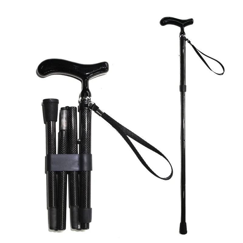 Carbon Fiber Hiking Poles For The Elderly Crutches Folding Hiking Poles Natural Hiking walking stick hiking stick