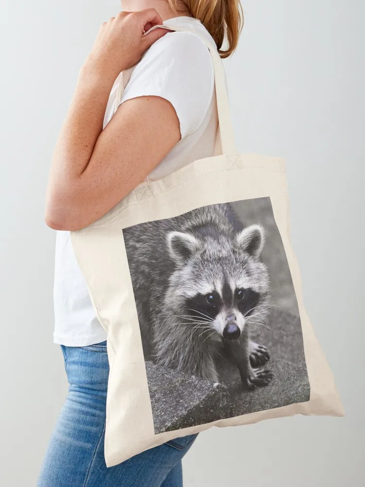 

racoon Tote Bag eco bag folding tote bag canvas Women's shopper for beach