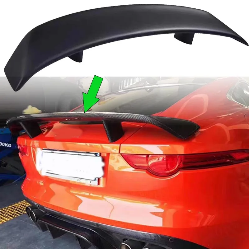 Hot Sale For 2013-2019 Jaguar F-Type Rear Spoiler Wing Aero Car Styling Exterior Trunk Accessories Popular Upgrade Trending