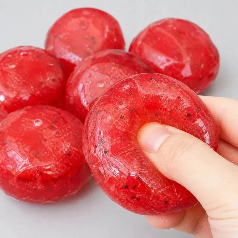 Bestseller Quetschbares Handgemachtes Wassermelonen-Slush-Spielzeug Weich, Langsam Rückfedernd Stressabbau-Spielzeug Realistisches Fruchtmodell Geschenk für Erwachsene – Detail 2