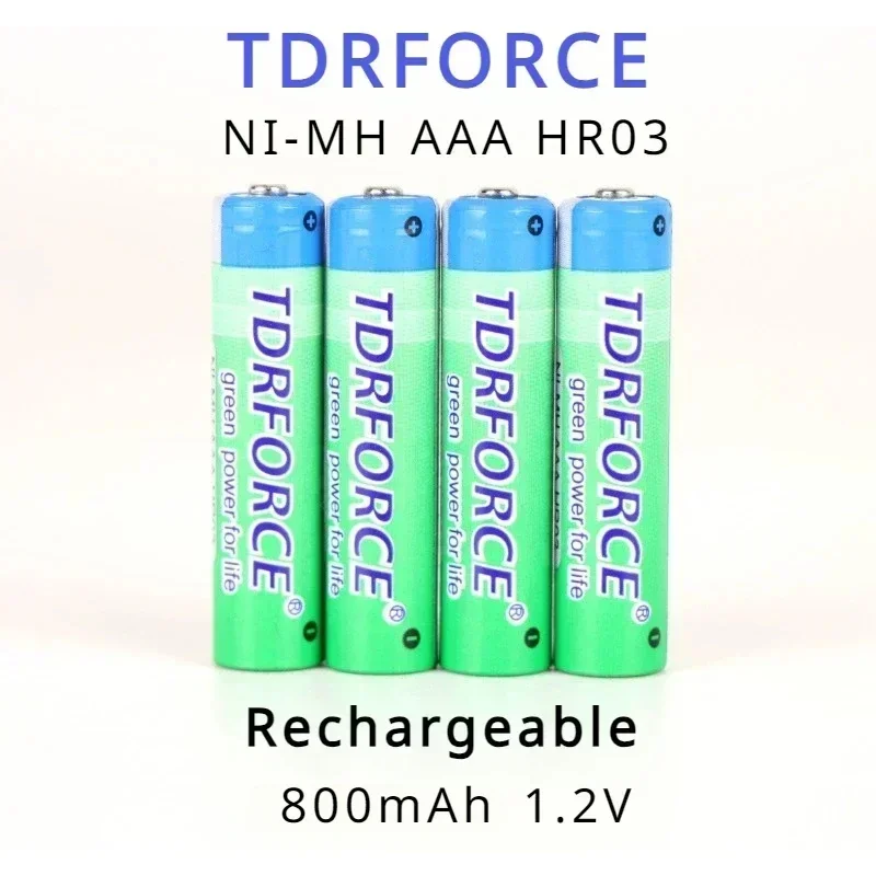 1-4PCS AAA Battery 1.2V Ni-MH AAA Rechargeable Batteries 800Mah Lithium Battery for Digital cameras Portable DVD VCD CD players