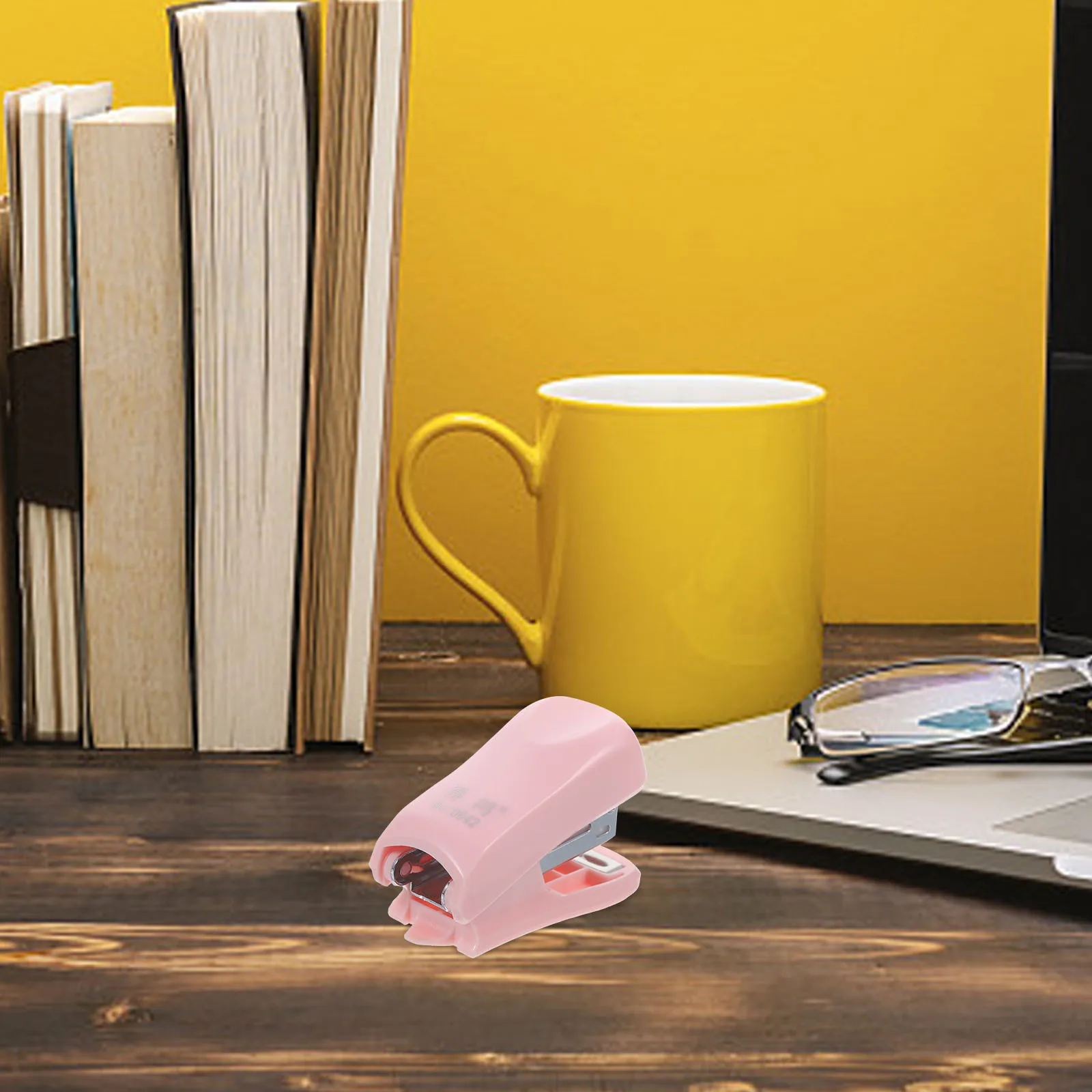 1 set 1 Set Mini Compact Handheld Office For Classroom Desk Metal Book Creative Small Stapler High-Durability Easy-Carry Office