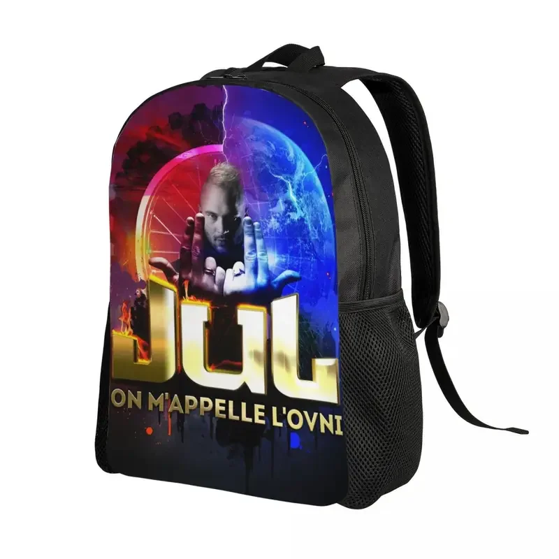 Zaino per Laptop Rapper francese personalizzato luglio donna uomo Bookbag Casual per borsa per studenti universitari scolastici