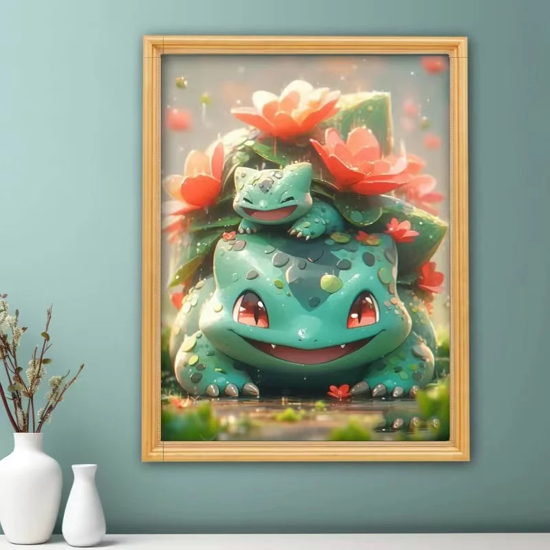 DIY Diamant Kunst Malerei Kits neue Stickerei Mosaik Kreuz stich Pokemon Cartoon wunderbare Frosch Samen Home Dekoration Geschenk