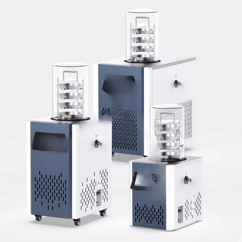 

Technology Vacuum Freeze Dryer Laboratory Food Soil Fruit and Vegetable Digital Vertical Freeze Drying Machine