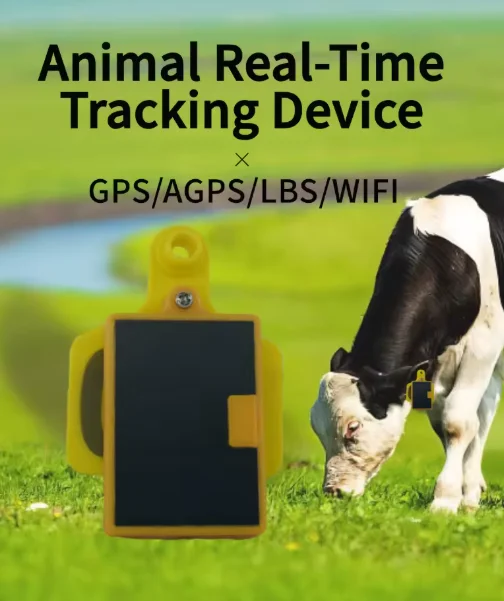 Cow Ear Tag GPS Tracker Solar Panel Charging For Cow GPS Tracker For Cattle Livestock Smart Grazing GPSONE Ear Tag GPS Tracker - view 2