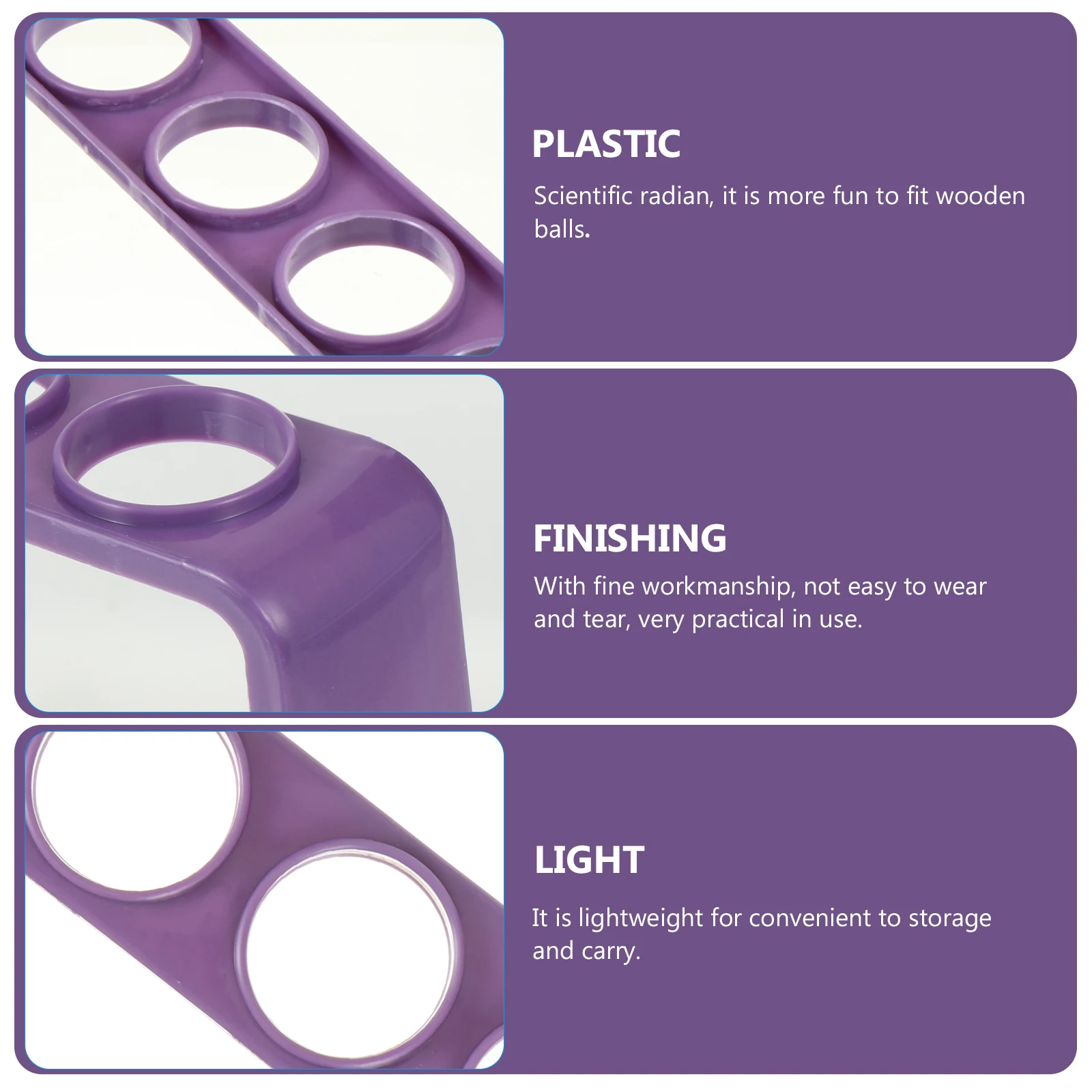 

4pcs Test Tube Rack Lightweight Plastic Organizer Shelf Holder Lab Equipment Teaching Aids For School Classroom