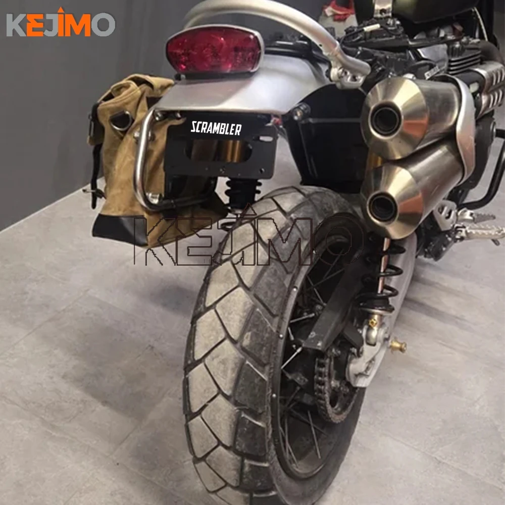 

FOR Scrambler 1200 XE XC X 2019 2020 2021 2022 2023 2024 License Plate Holder Bracket 2025 Rear Tail Tidy Fender Eliminator Kit
