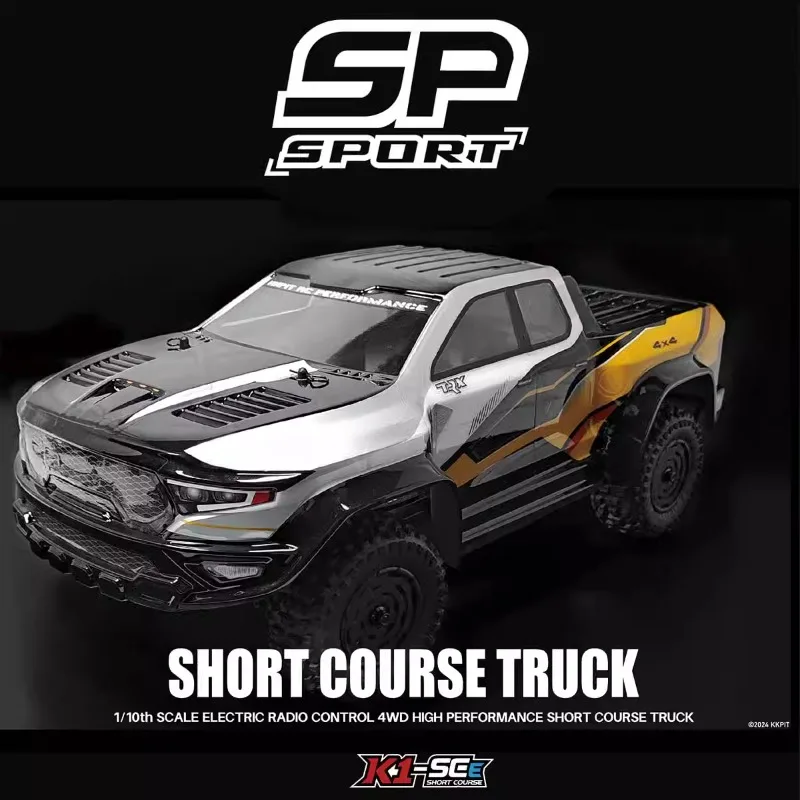 

KKPIT-KONE SP 1/10 Радиоуправляемые автомобили Масштаб Электрическое радиоуправление 4WD Высокопроизводительный грузовик с коротким курсом Автомобиль с дистанционным управлением Игрушки для мальчиков