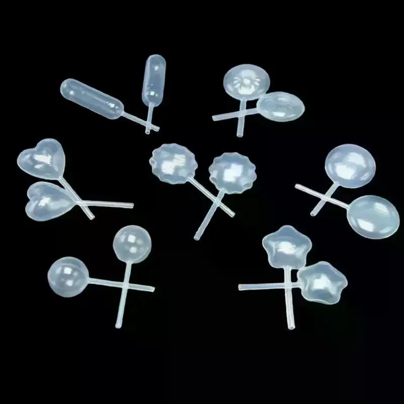 50Pcs 4ML Plastic Pipettes Disposable Safe Plastic Eye Dropper For Silicone Mold UV Epoxy Resin Craft Jewelry Making