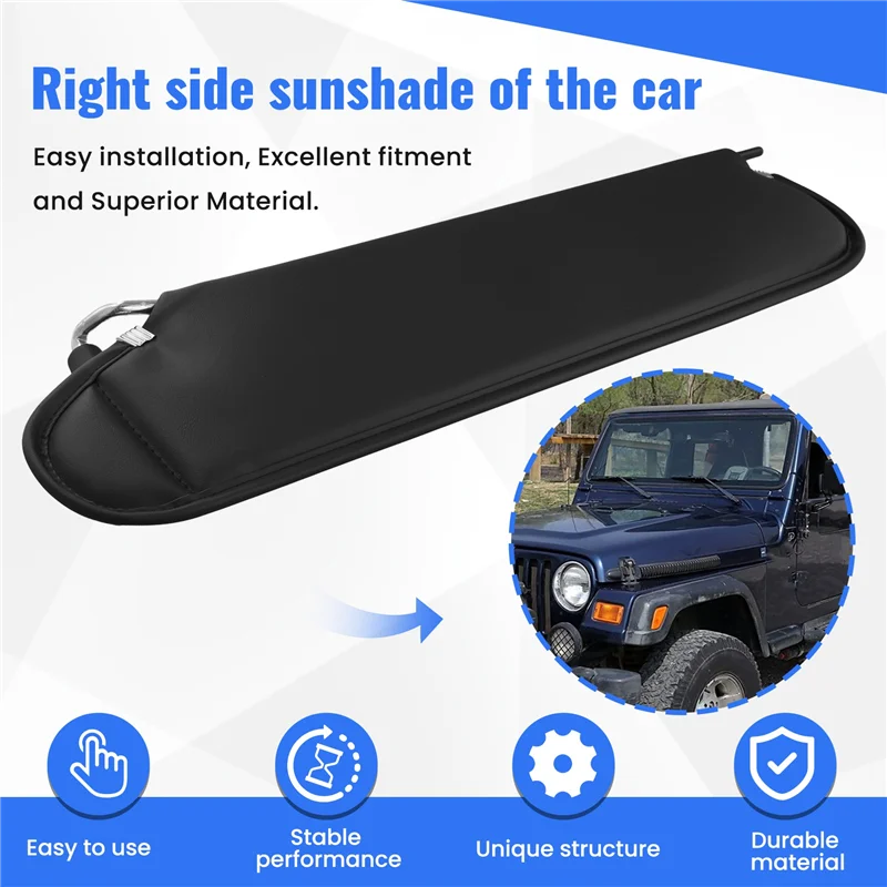 

Car Front Sun Visor Sunshade For Jeep Wrangler TJ 1997-2002