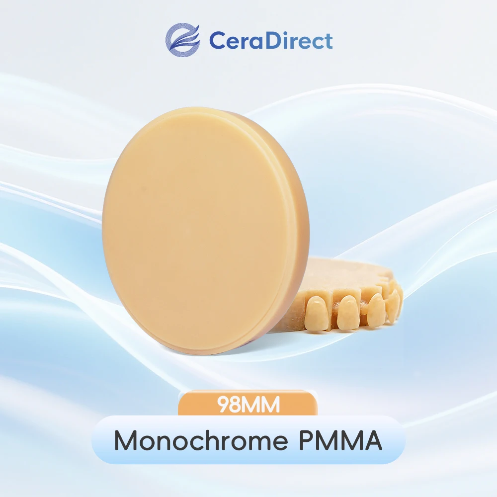 

Материалы Ceradirect Monochrome PMMA Block: Смола для открытых систем, 98 мм, для временных реставраций в зуботехнических лабораториях