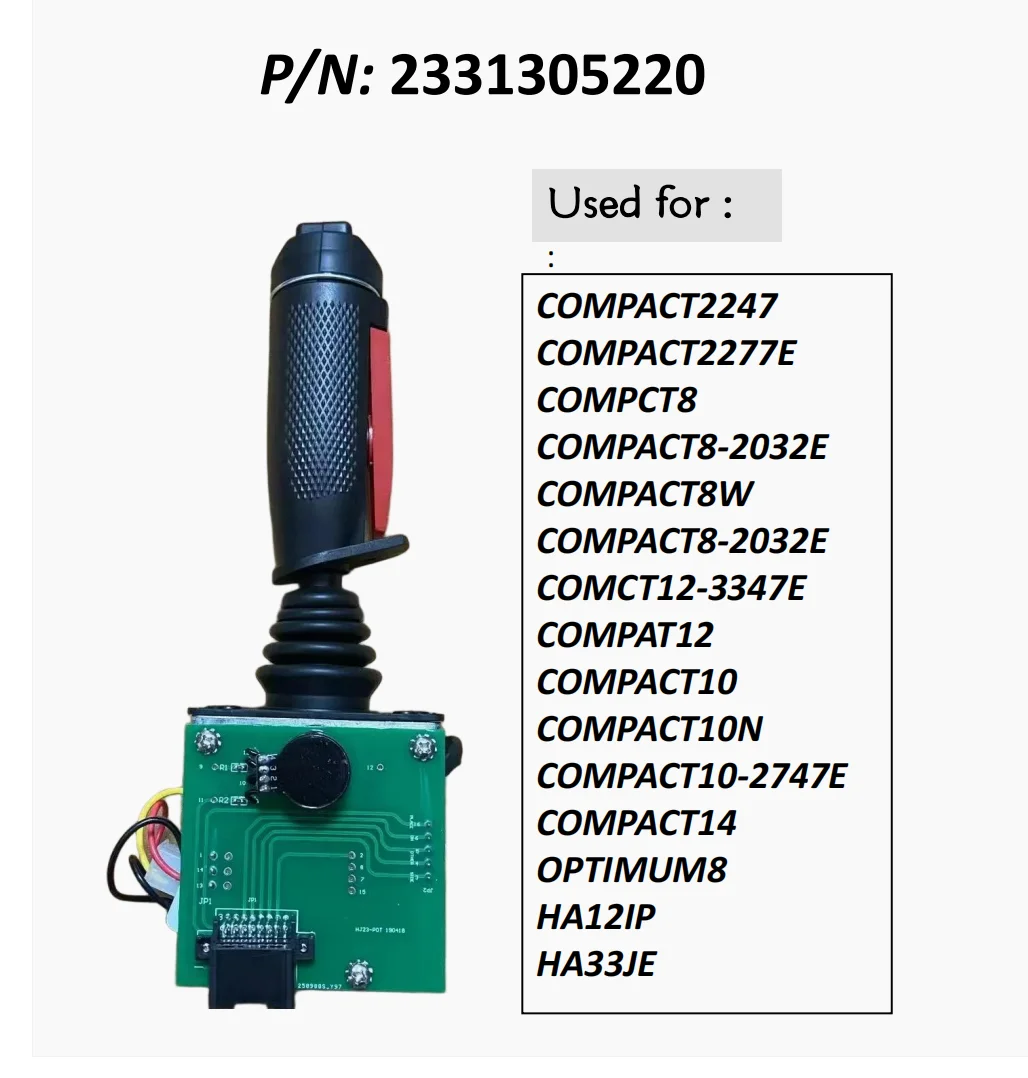 

Joystick Controller 2441305220 for Haulotte Boom Lift HA12IP HA15IP HA33 JE Scissor Lifts Optimum 6 8 Compact 8 8W