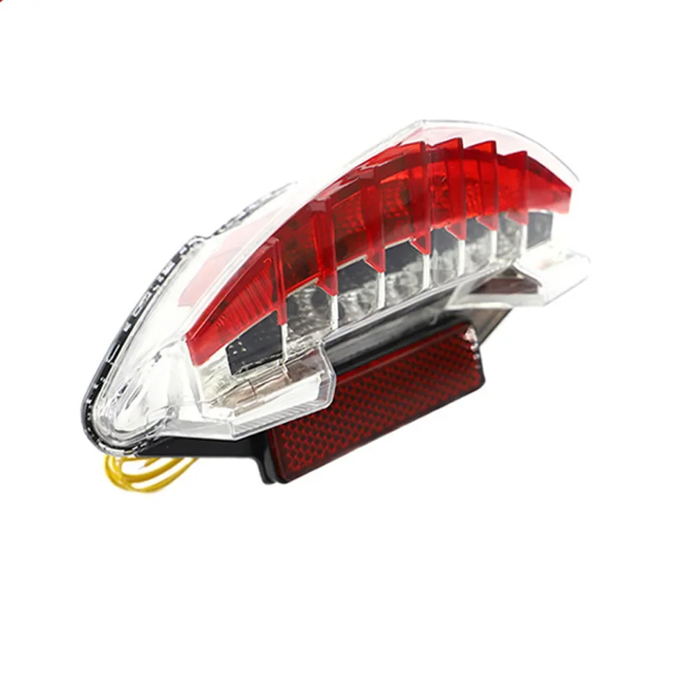 الخلفية LED وقف الضوء الخلفي لسيارات BMW F650GS F800ST F800GT R1200GS R1200 R 1200 GS المتكاملة 12 فولت الذيل ضوء بدوره إشارة الوامض مصباح