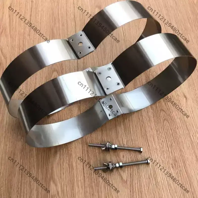 Diving Twin Gas Cylinder Fixing Hoop 8‑Shape Connecting Ring Stainless‑Alloy Bottle Strap Suitable For Multiple Spec Aluminum
