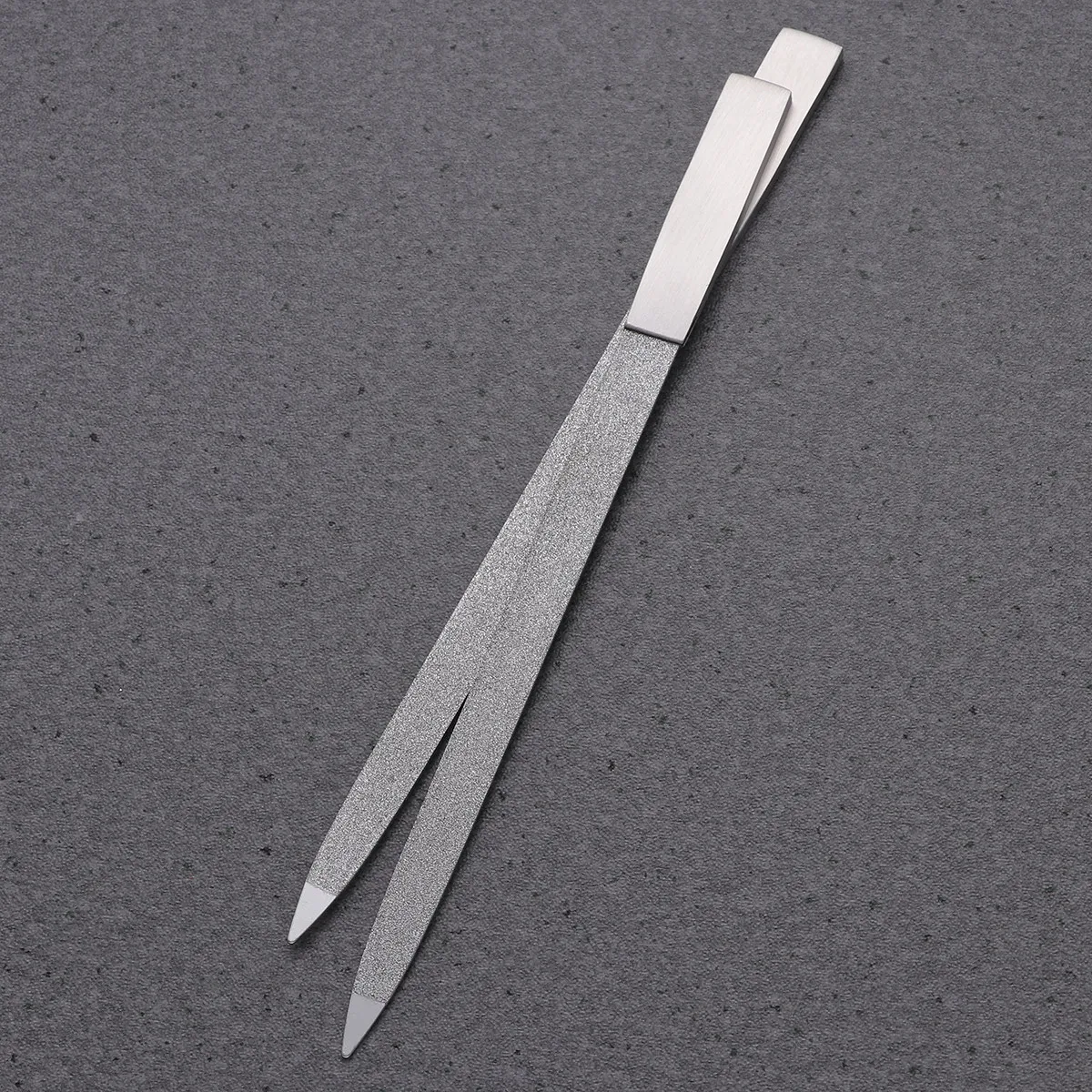 6Pcs 7 Inch Stainless Steel Nail Files Premium Nail Art Tool for Shaping Trimming Surface Sanding and Gel Polish Removal
