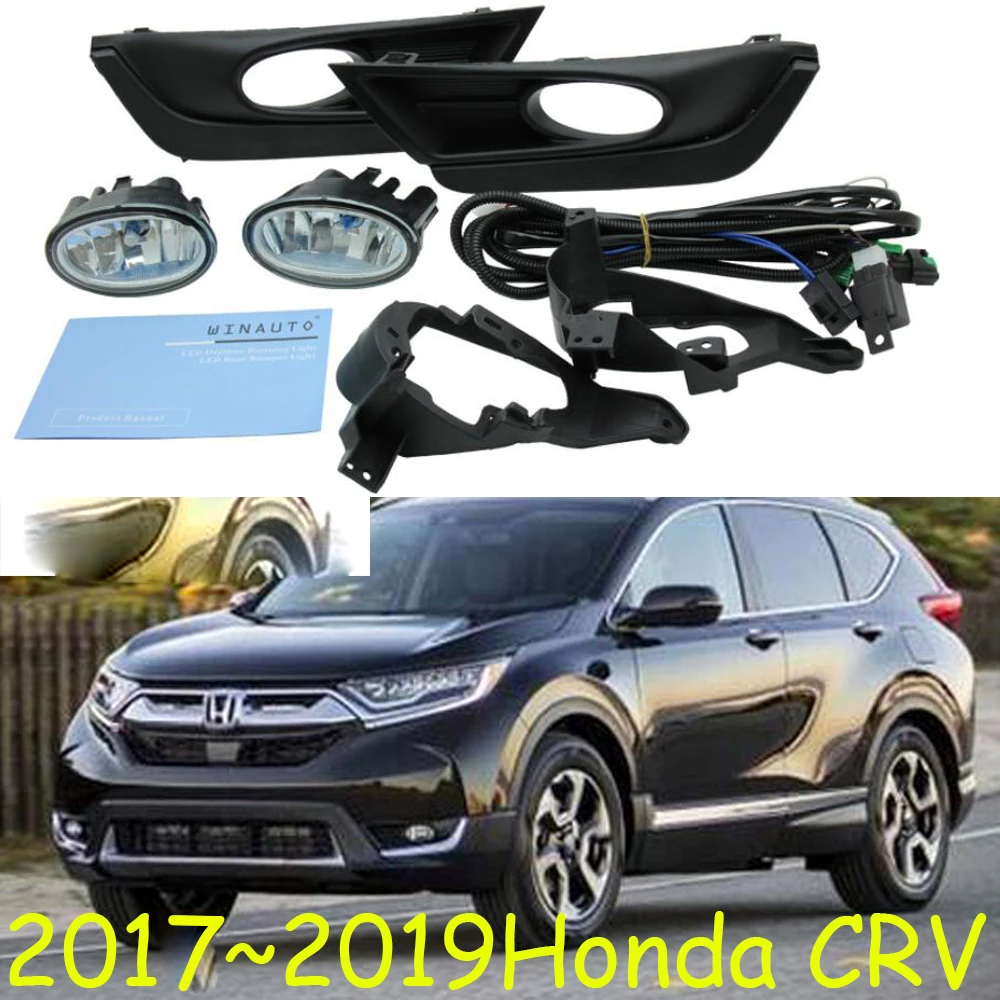 

car accessories bumper headlight for Honda CRV daytime light CR-V halogen bulb 2017~2019y for Honda headlamp Fog light