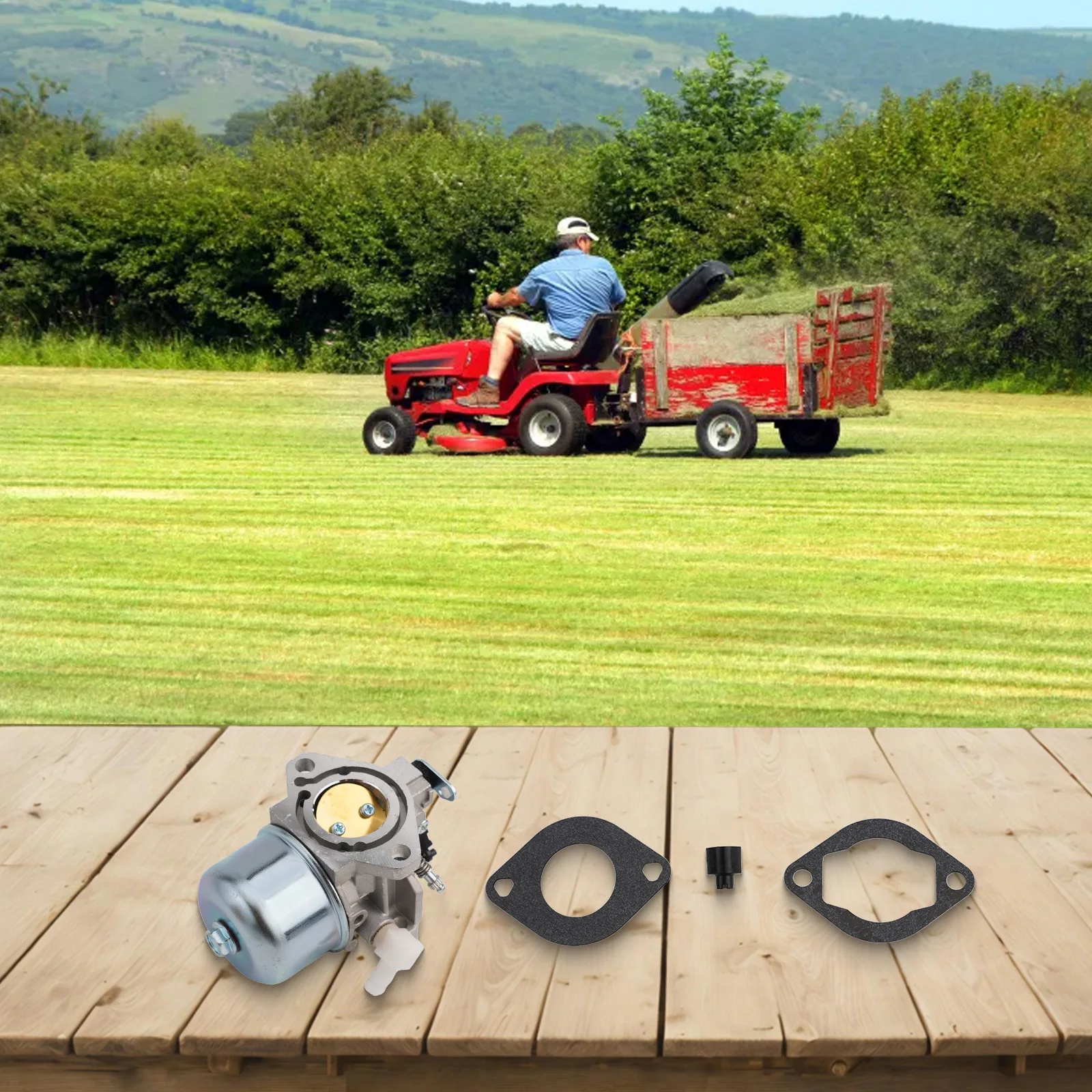 

Эффективный карбюратор газонокосилки для моделей 699831 694941 286702 286707 28R707 28D707 с легкой установкой упаковки