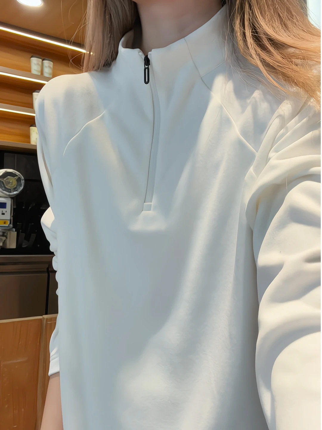 White De F Zip Loos…