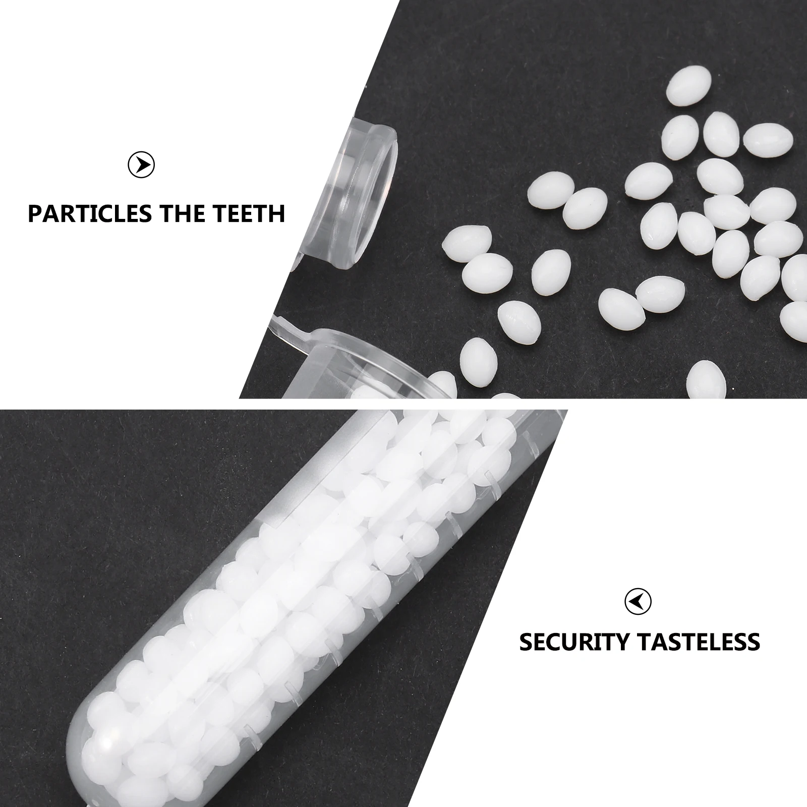 Kunstgebitset Halloween-kostuumaccessoire Realistische hoektanden Rekwisieten Meerdere maten Tandenkappen Valse kunstgebit