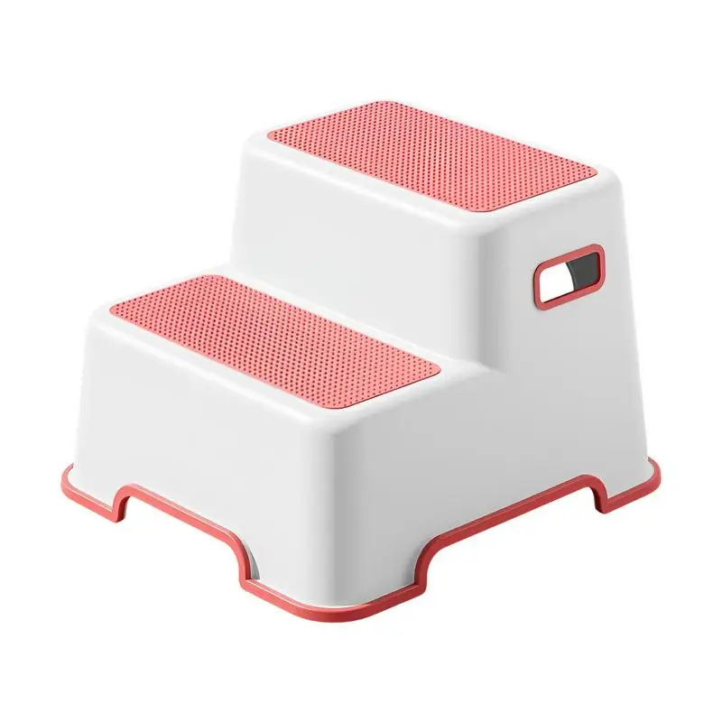 

Sink Stepping Stool For Kids 2-Step Potty Training Foot Stool Children Kitchen Step Stool Boys Girls Non-Slip Base Step Stool