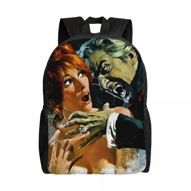 Mochila para portátil The Fearless Vampire Killers para hombre y mujer, bolsa de libros para estudiantes universitarios a la moda, bolsa de película de terror de Halloween