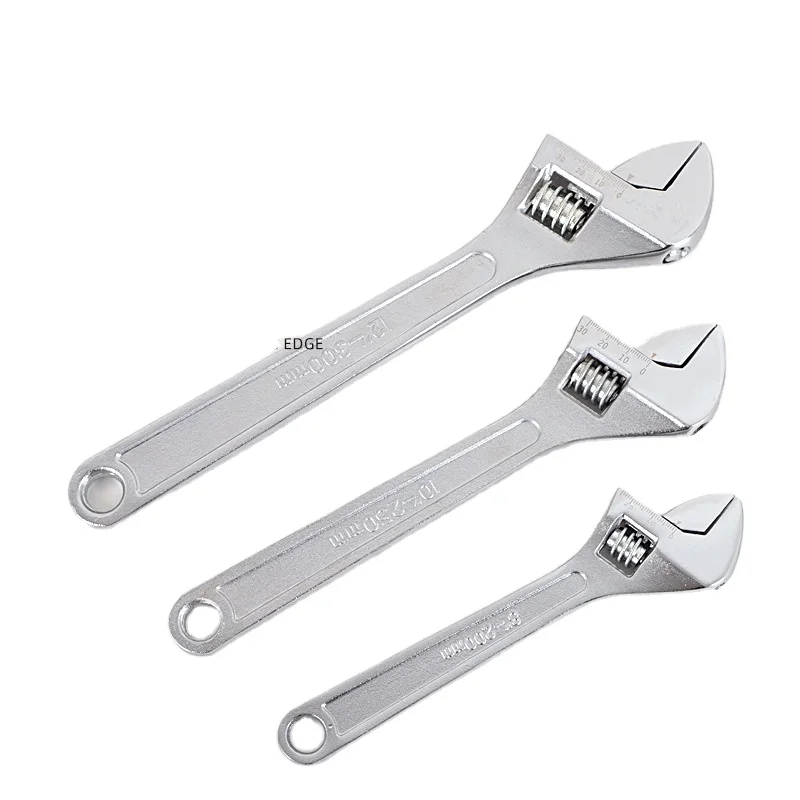 

Настраиваемая резьбовая стальная полоса большого размера, метрическая промышленная обработка, универсальный 18-дюймовый гаечный ключ