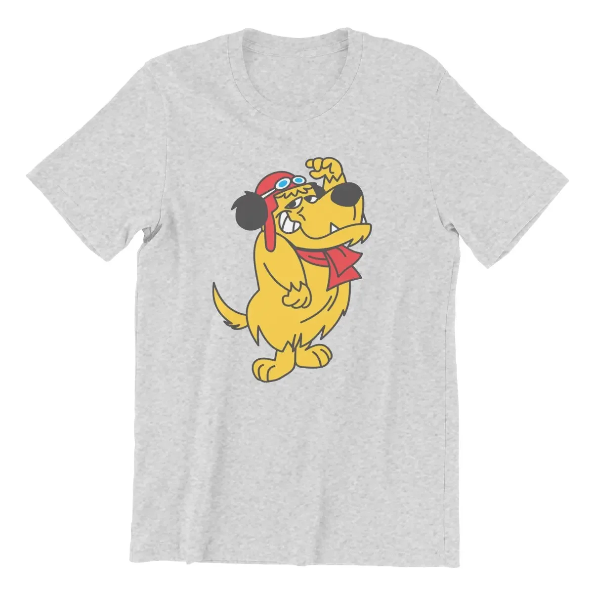 Y2k Short Sleeves T Shirt Casual Mutley Muttley Cartoon Laughing Laugh Dog  T-Shirt for Men100% Cotton T Shirt  Printed Tops