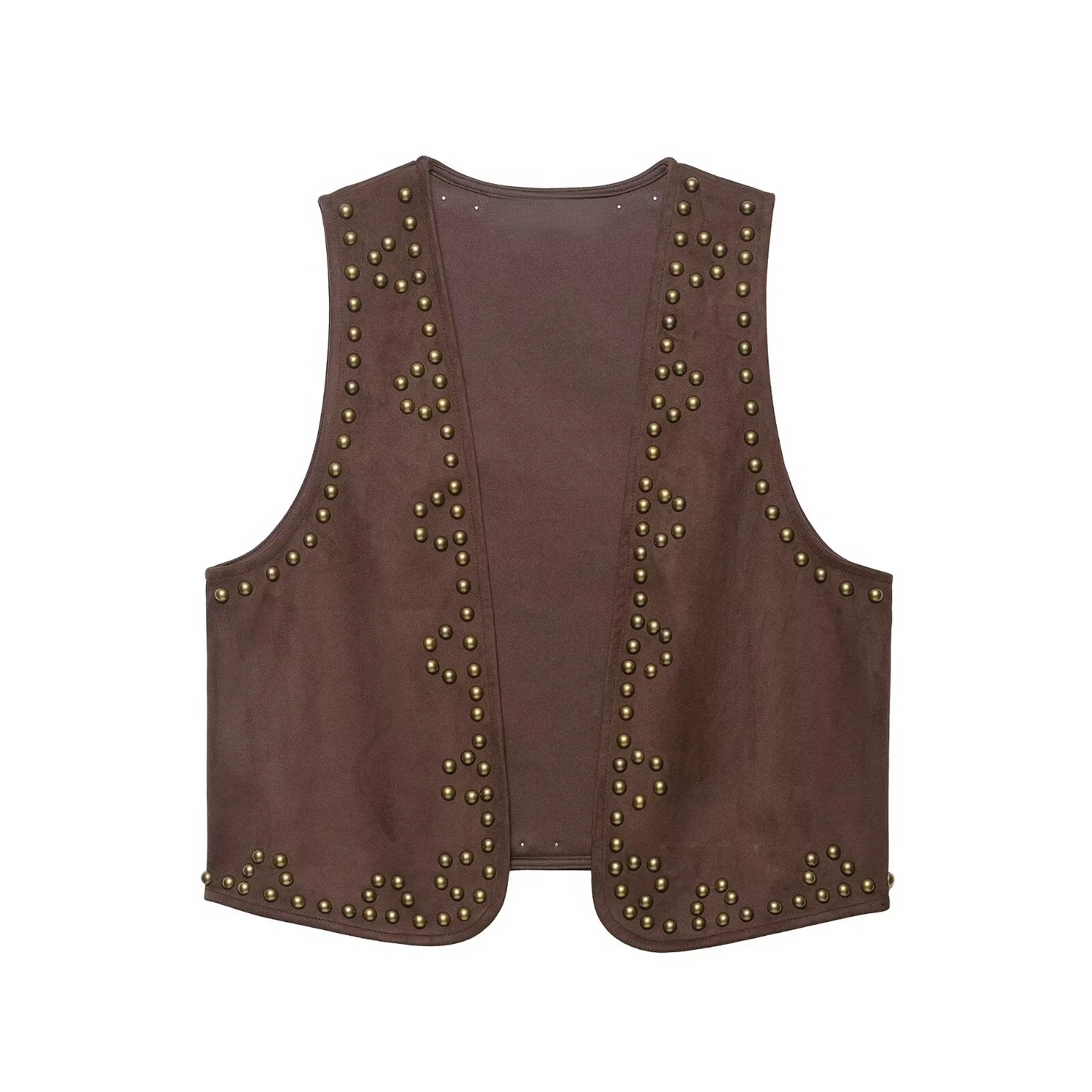 RARA2025 ملابس نسائية صيفية جديدة غير رسمية بسيطة موضة فضفاضة مريحة بدون فتحة سترة دون أكمام + شورت برشام #2