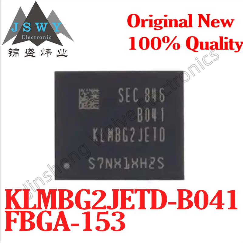 

(1/5 pieces) KLMBG2JETD-B041 FBGA-153 KLMBG2JETD/32GB eMMC 5.1 storage chip/new original spot electronic