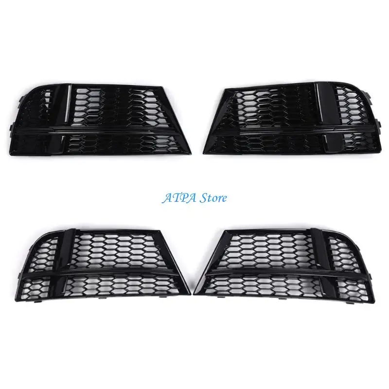 

U13C Auto Bumper Lower Side Fog Light Surround Grilles Trim for Sedan Convertible