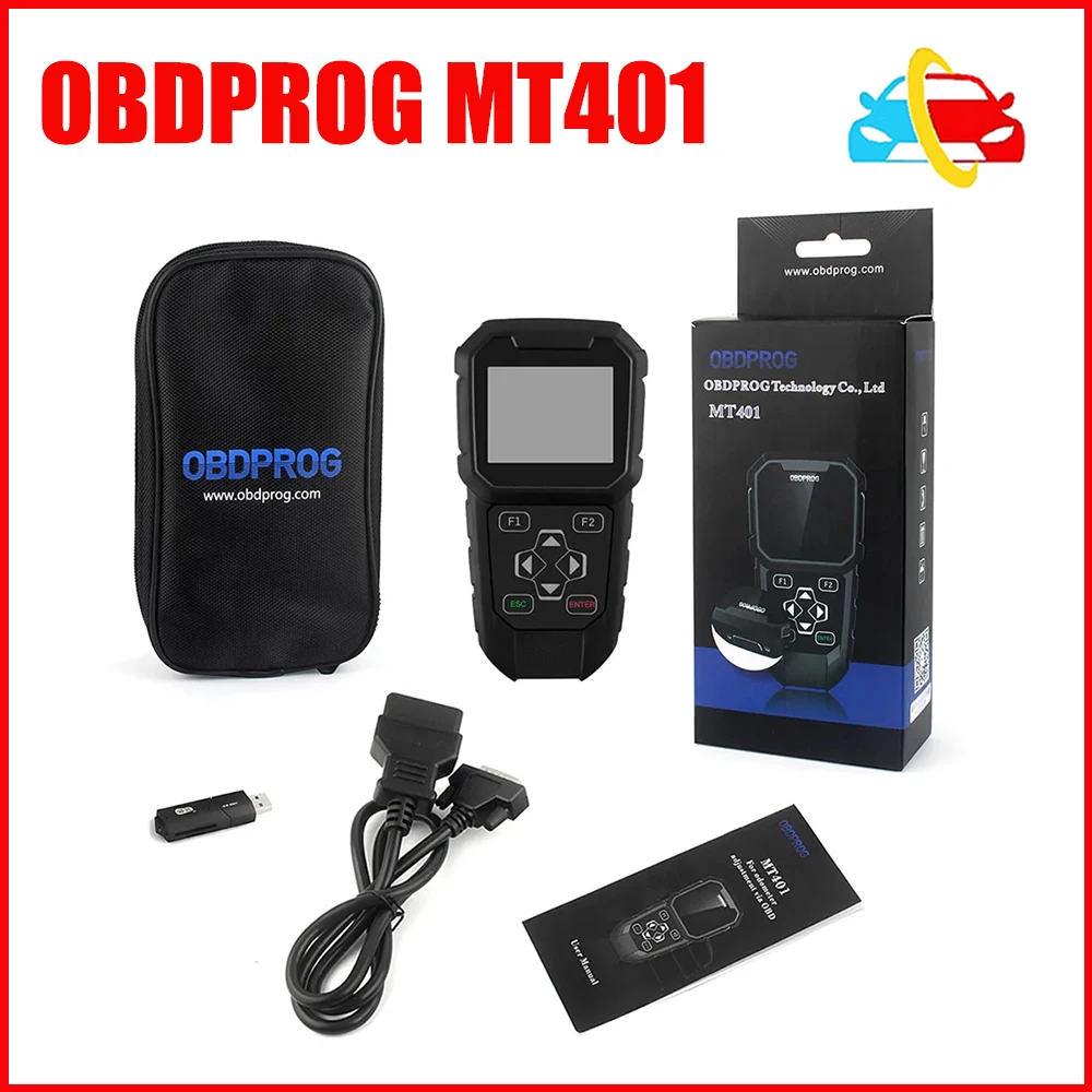 2024 New OBDPROG MT401 OBD 2 Cluster Calibration Tool OBD2 Car Scanner Instrument Correction Adjustment Use No Need Internet