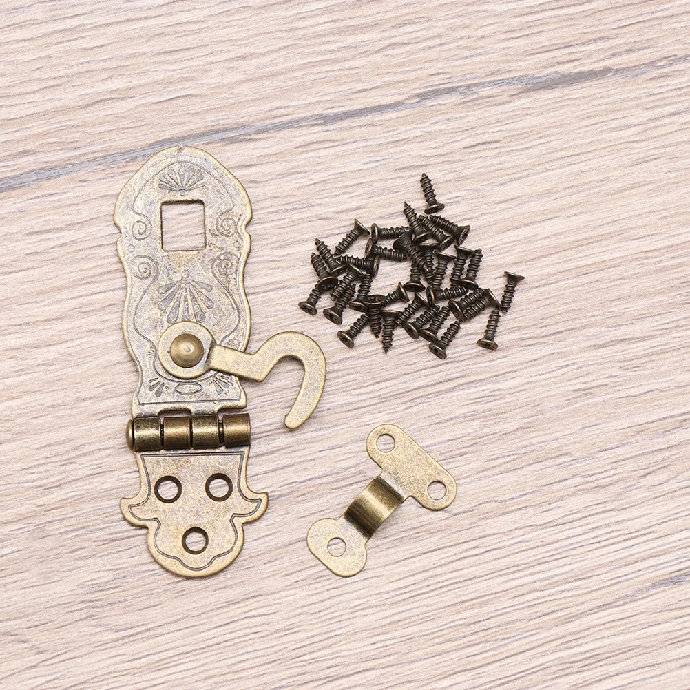 4Pcs Retro Notebook Hasps Vintage Iron Latch Locks for Diary Sketchbook Writing Journal Box Chest Case Accessories view 4