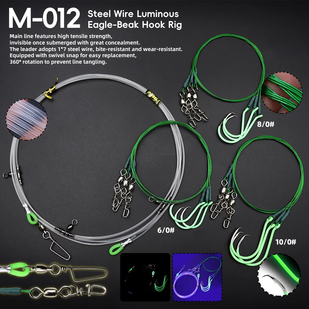 ZYZHE 1pc Deep Drop Rigs Boat  - Fishing Hook Circle recension och pris
