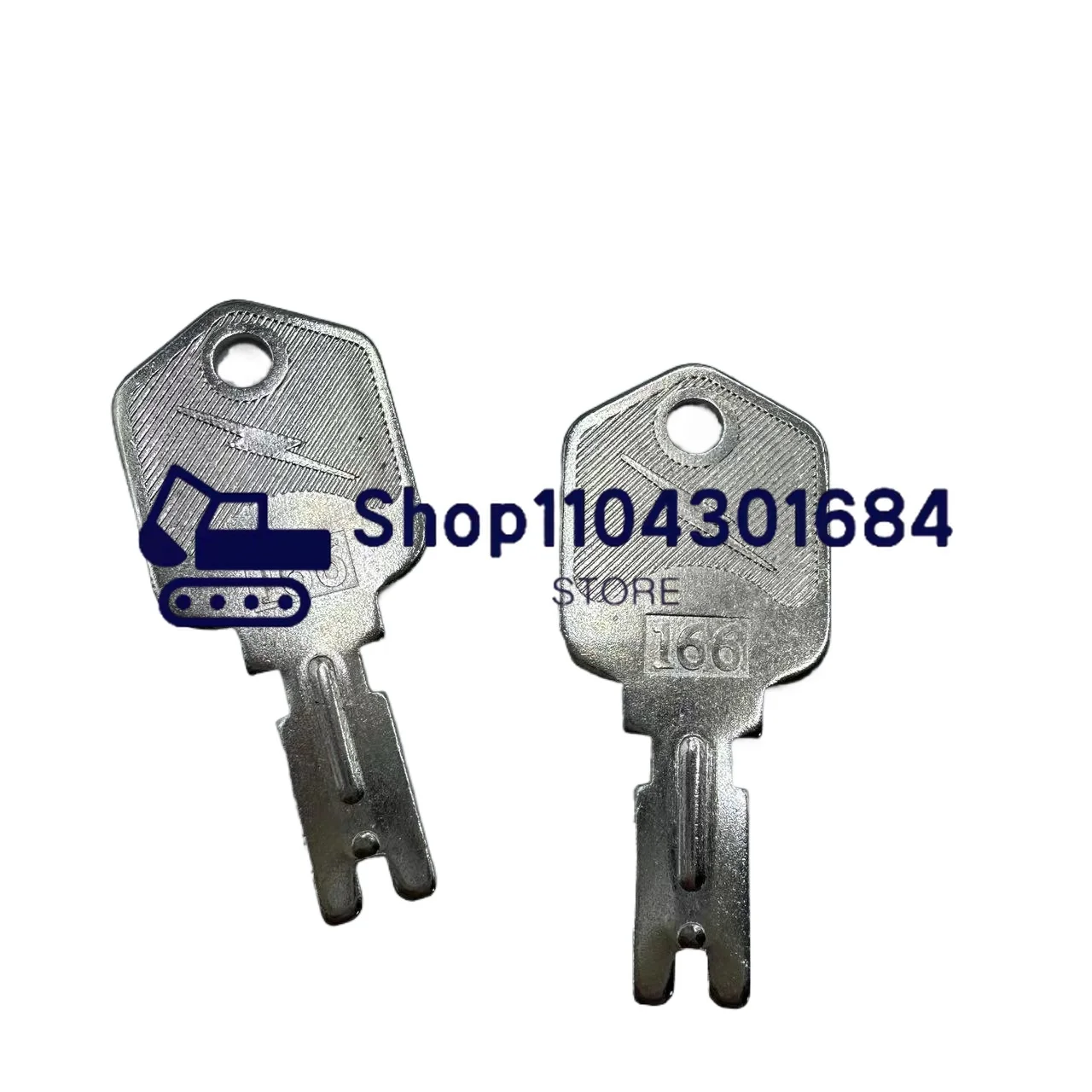 2X 166 186304 Llave de carretilla elevadora para Clark Yale Hyster Komatsu Gradall Gehl Crown 7738-4578 91033317 5133504 A 214062