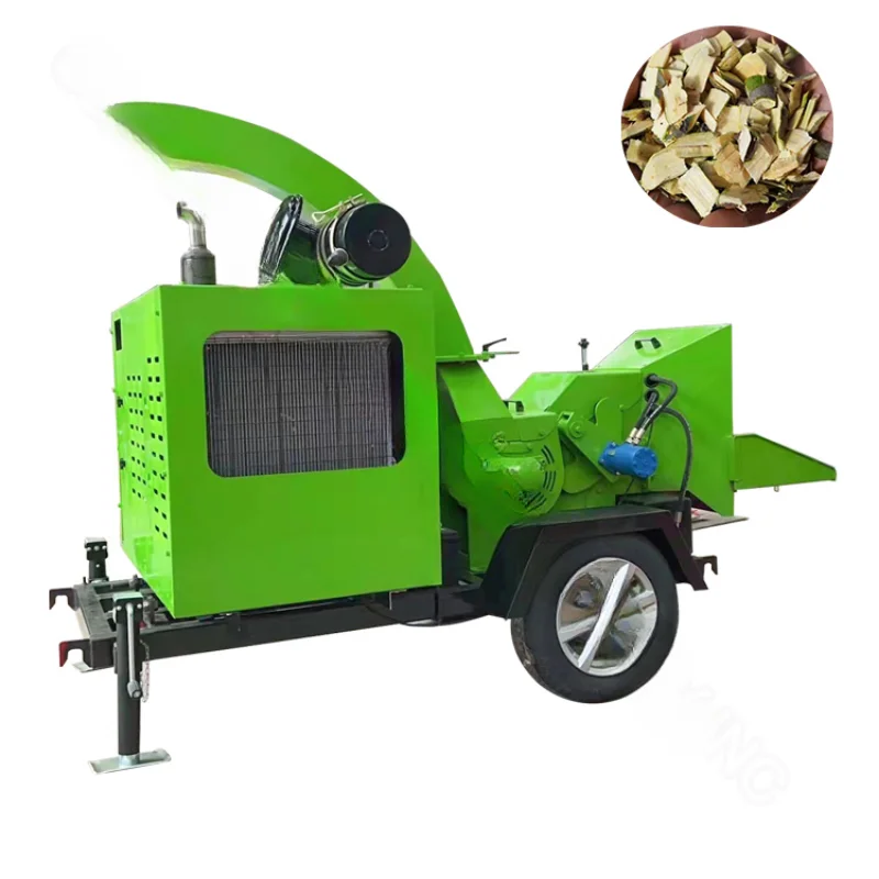 High Power Wood Chipper Machine 300mm 10 Inch Large Wood Chipper Landscape Garden Waste Branches Wood Chipper for South Africa