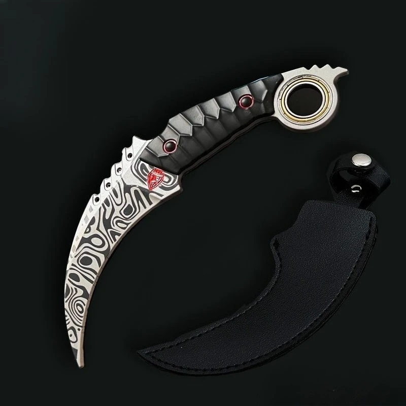 18センチメートル ‌ アリーナブレイクアウト: インフィニット ‌   三日月爪ゲーム武器レプリカ回転グッズデスク装飾ギフトおもちゃ