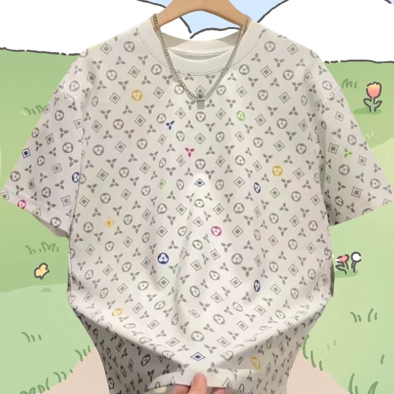 

Modern Trend America Style High-end Graphic Full Over Print Men's Quick-drying T-Shirts Breathable Quick-drying Athleisure Moto