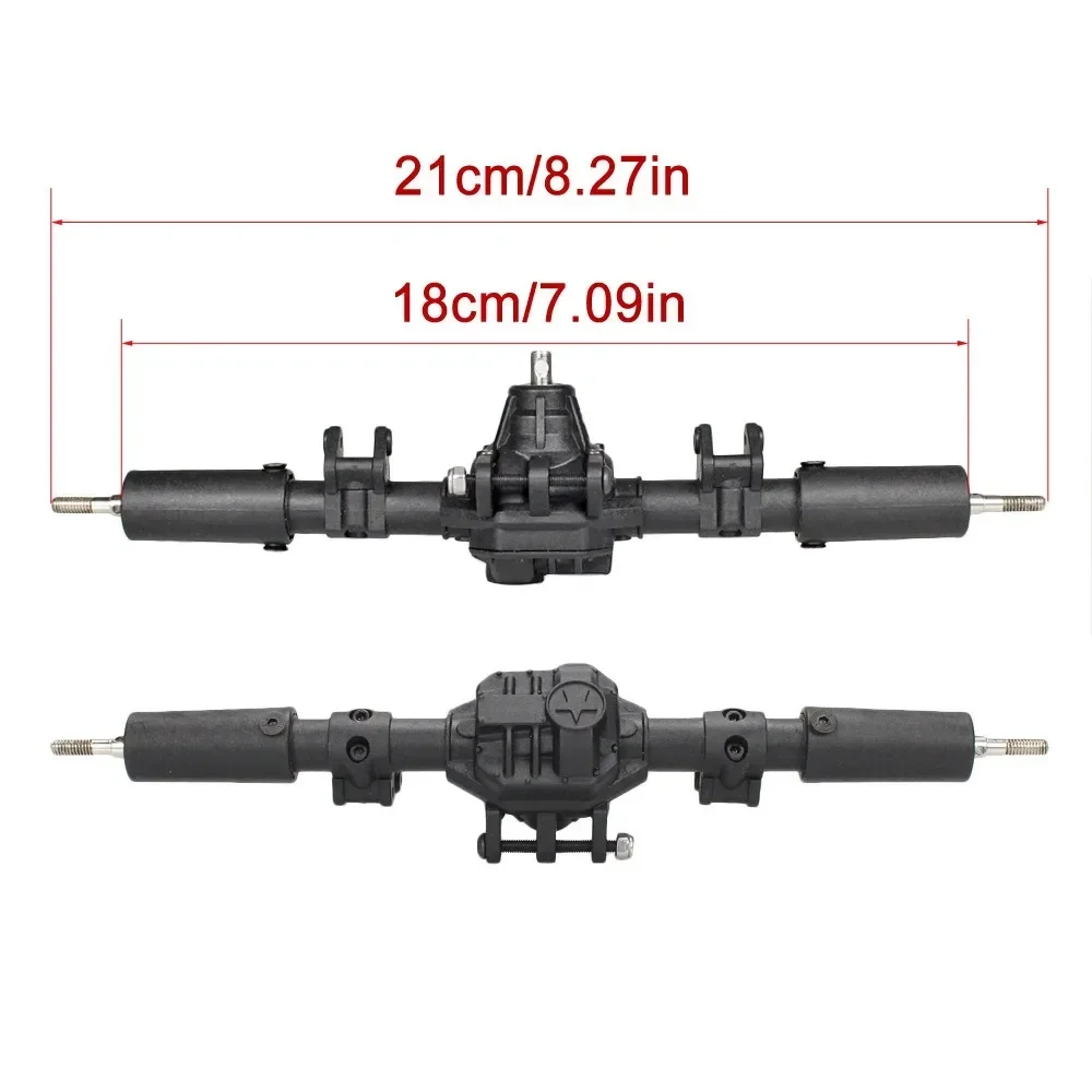 Front and Rear Differential Axle for Axial SCX10 II 90046  1/10 RC Crawler Car Upgrade Parts Accessories